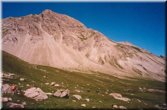 Col de la Cayolle - Westblick