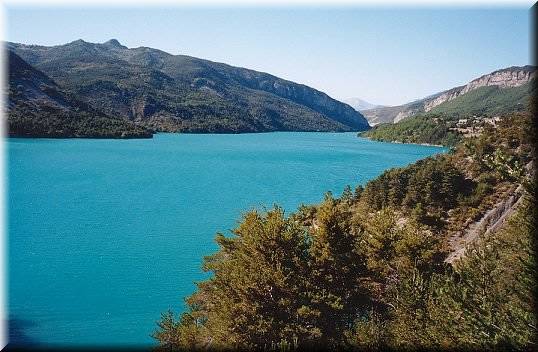 Lac de Castillon bei Castellane