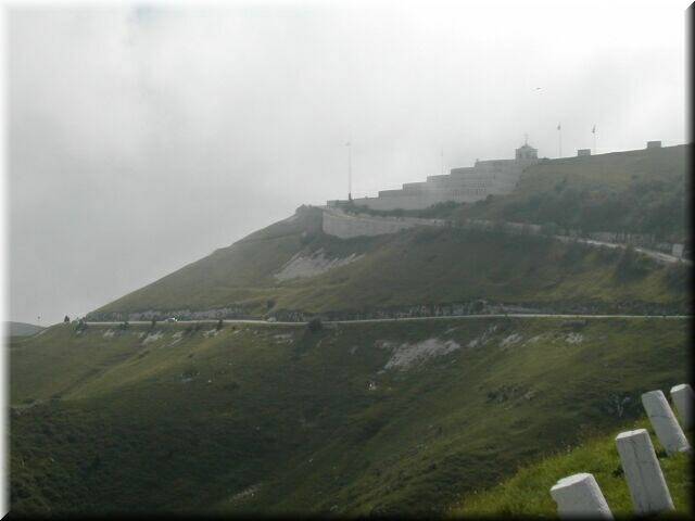 Monte Grappa - Auffahrt