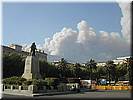 Rauchschwaden über Bastia
