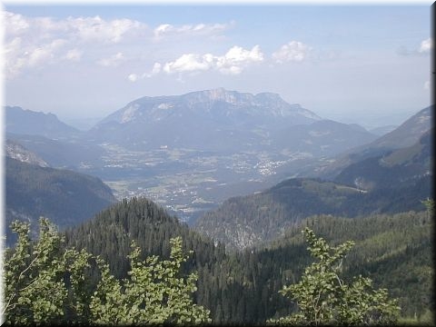 Blick nach Berchtesgaden